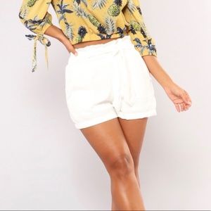 Tie Waist Shorts